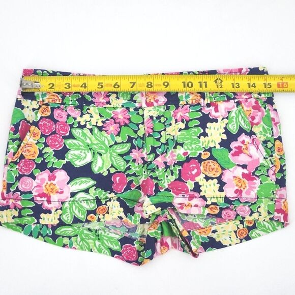 Lilly Pulitzer Walsh Shorts Womens Size 0 Floral Colorful Preppy Travel Vacation - Picture 5 of 9